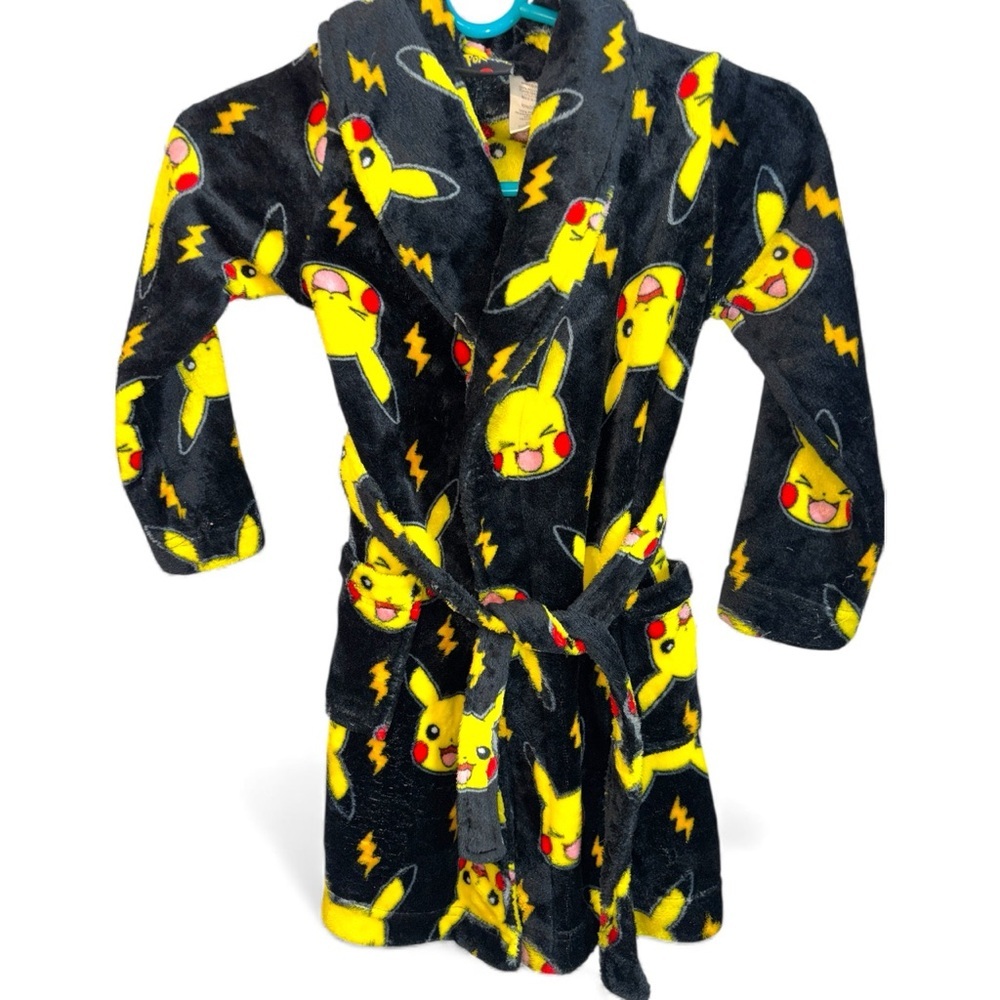 Pokemon Pikachu Black and Yellow Robe - Picture 8 of 8